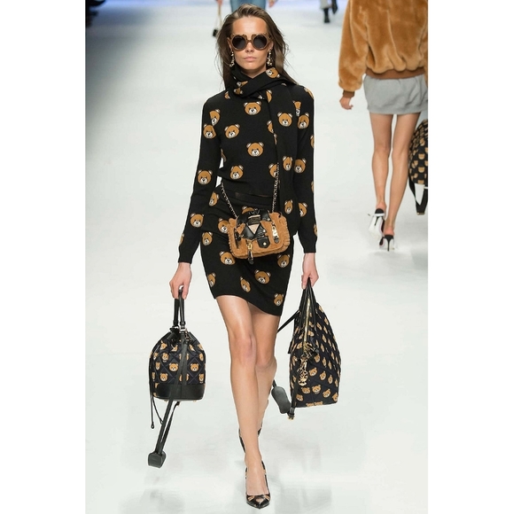 Mochino Couture x Jeremy Scott Teddy Bear Policeman Intarsia Jumper Knit… - Picture 14 of 14